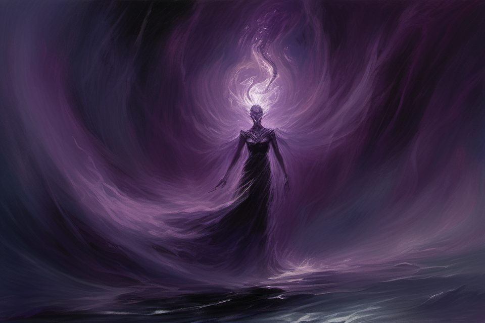 Abyssal Gaze (Magic Battle Artwork)