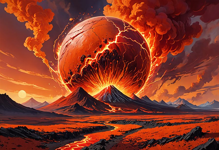Fireball (Magic Battle Artwork)