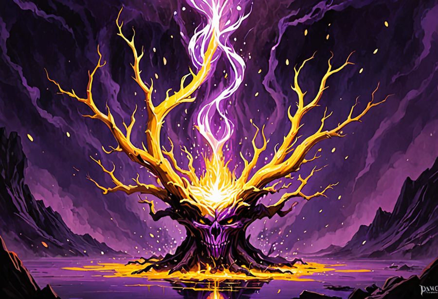 Radiant Bolt (Magic Battle Artwork)